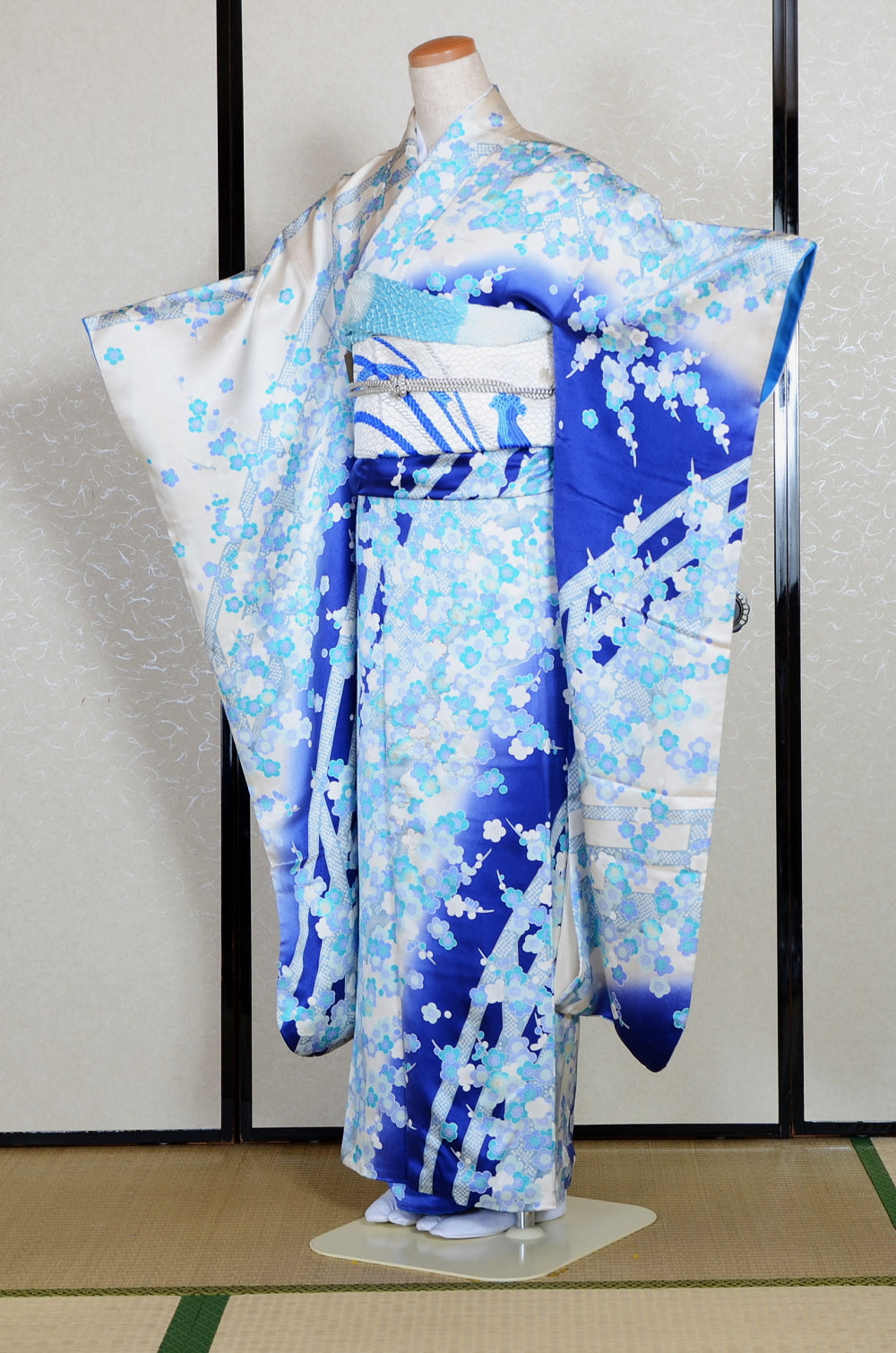 Long-sleeved kimono 6 items set / Furisode / FK#1-847