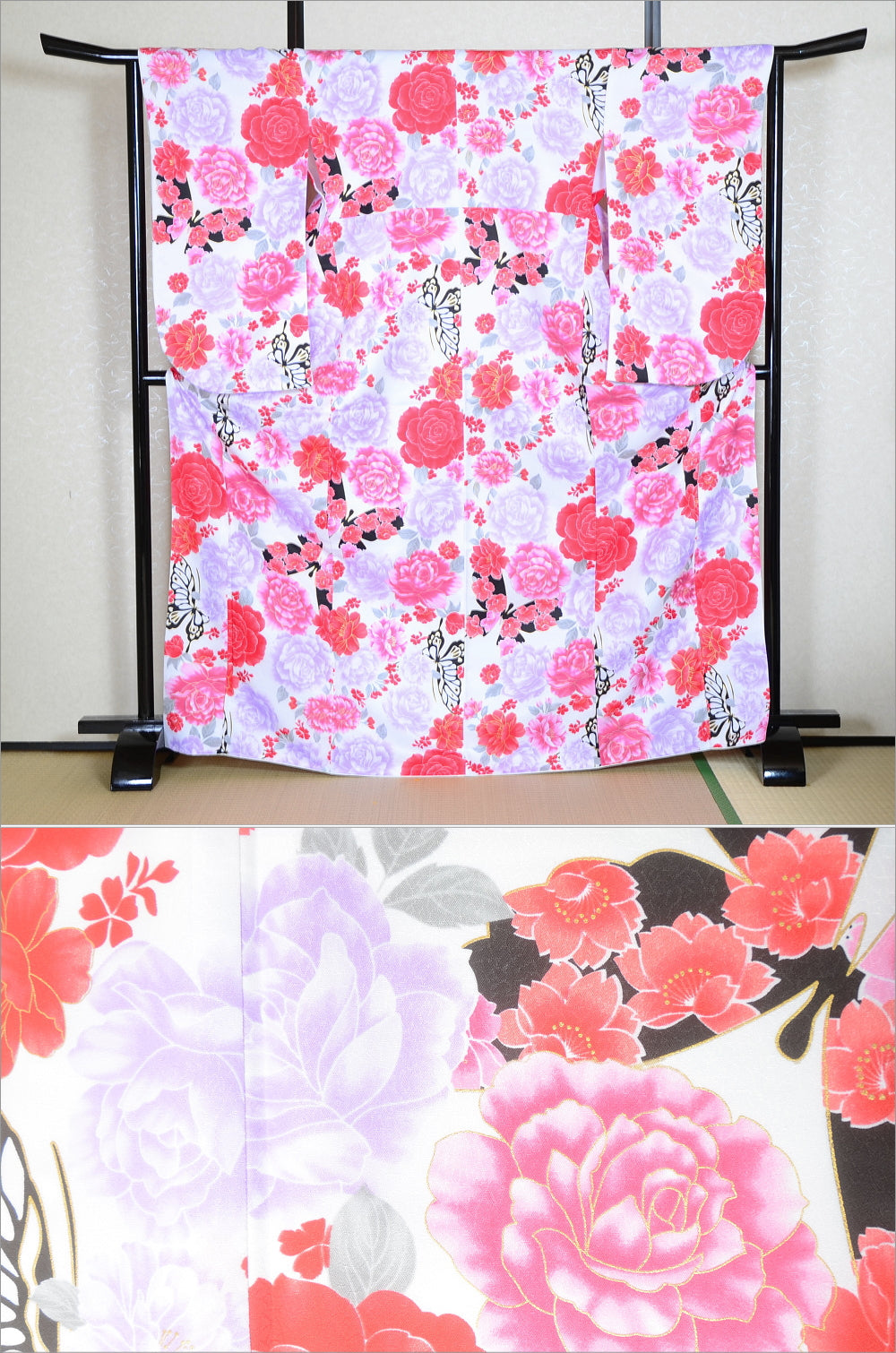 Long-sleeved kimono / Furisode / FK#1-462