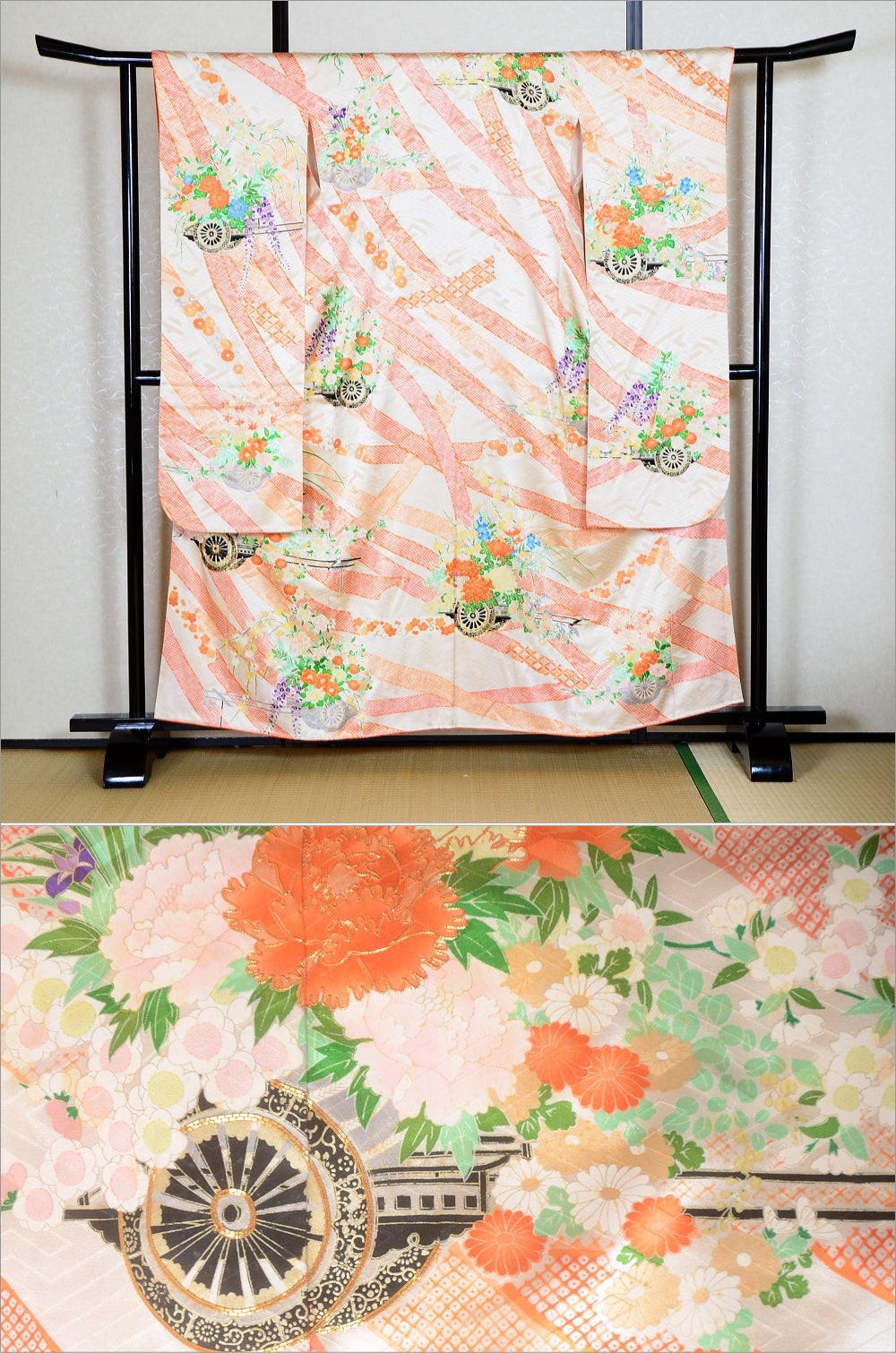 Long-sleeved kimono / Furisode / FK#1-638