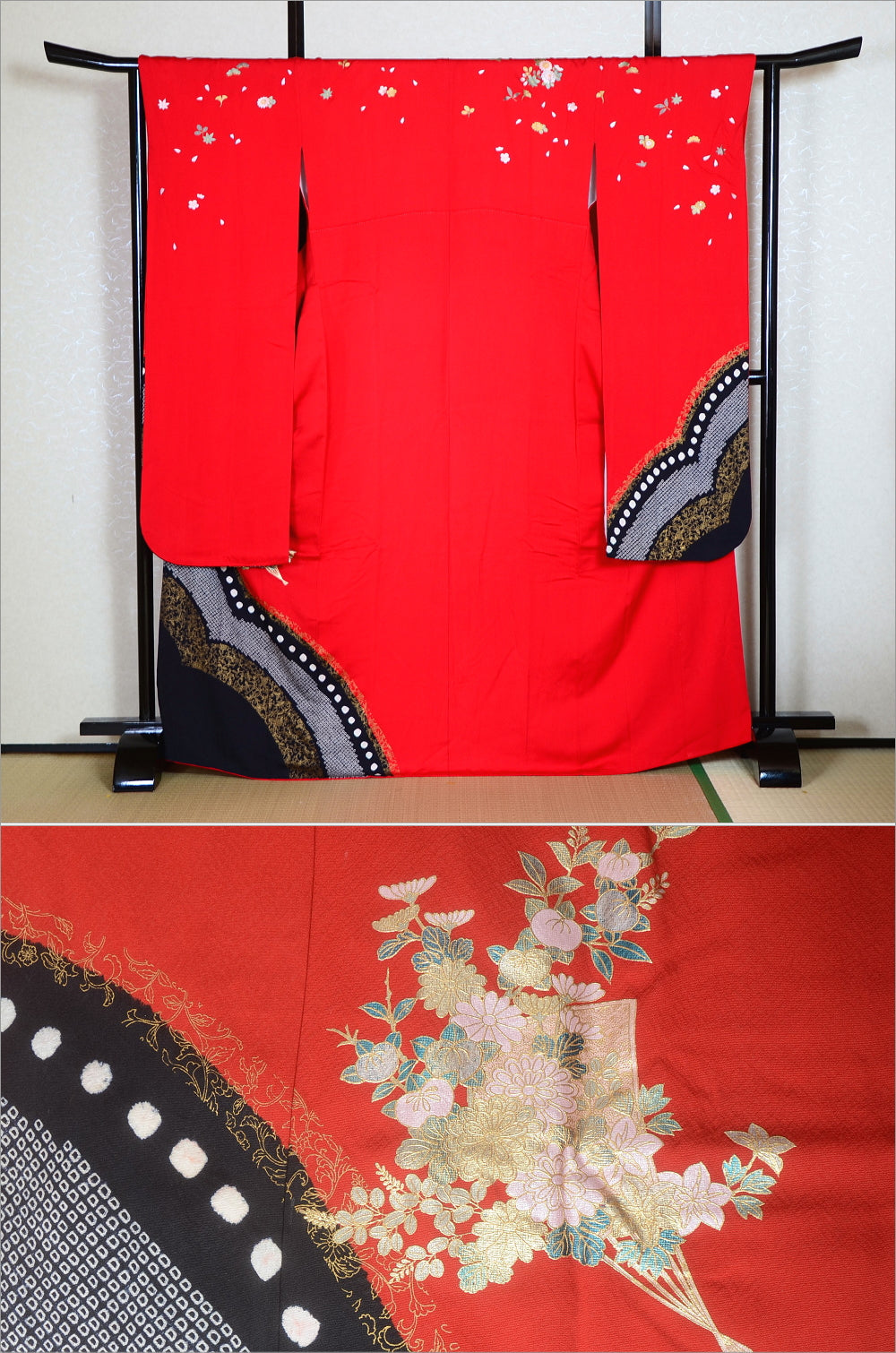Long-sleeved kimono / Furisode / FK#1-398