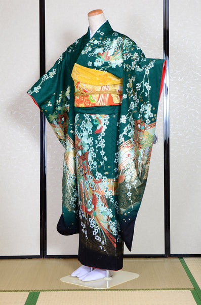 Long-sleeved kimono 6 items set / Furisode / FK#1-440