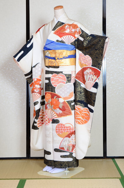Long-sleeved kimono 6 items set / Furisode / FK#1-439