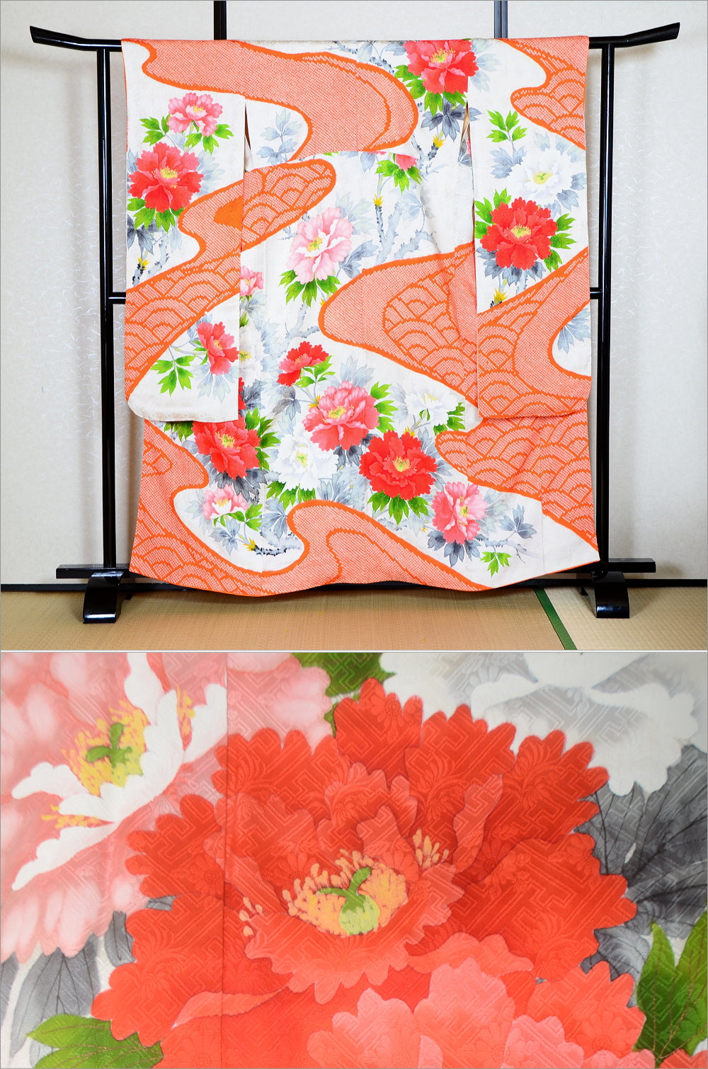 Long-sleeved kimono / Furisode / FK#1-634