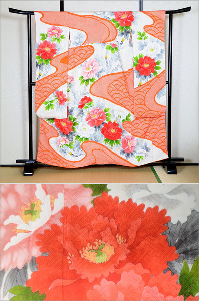 Long-sleeved kimono / Furisode / FK#1-634