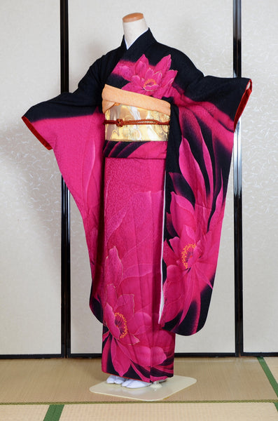 Long-sleeved kimono 6 items set / Furisode / FK#1-764