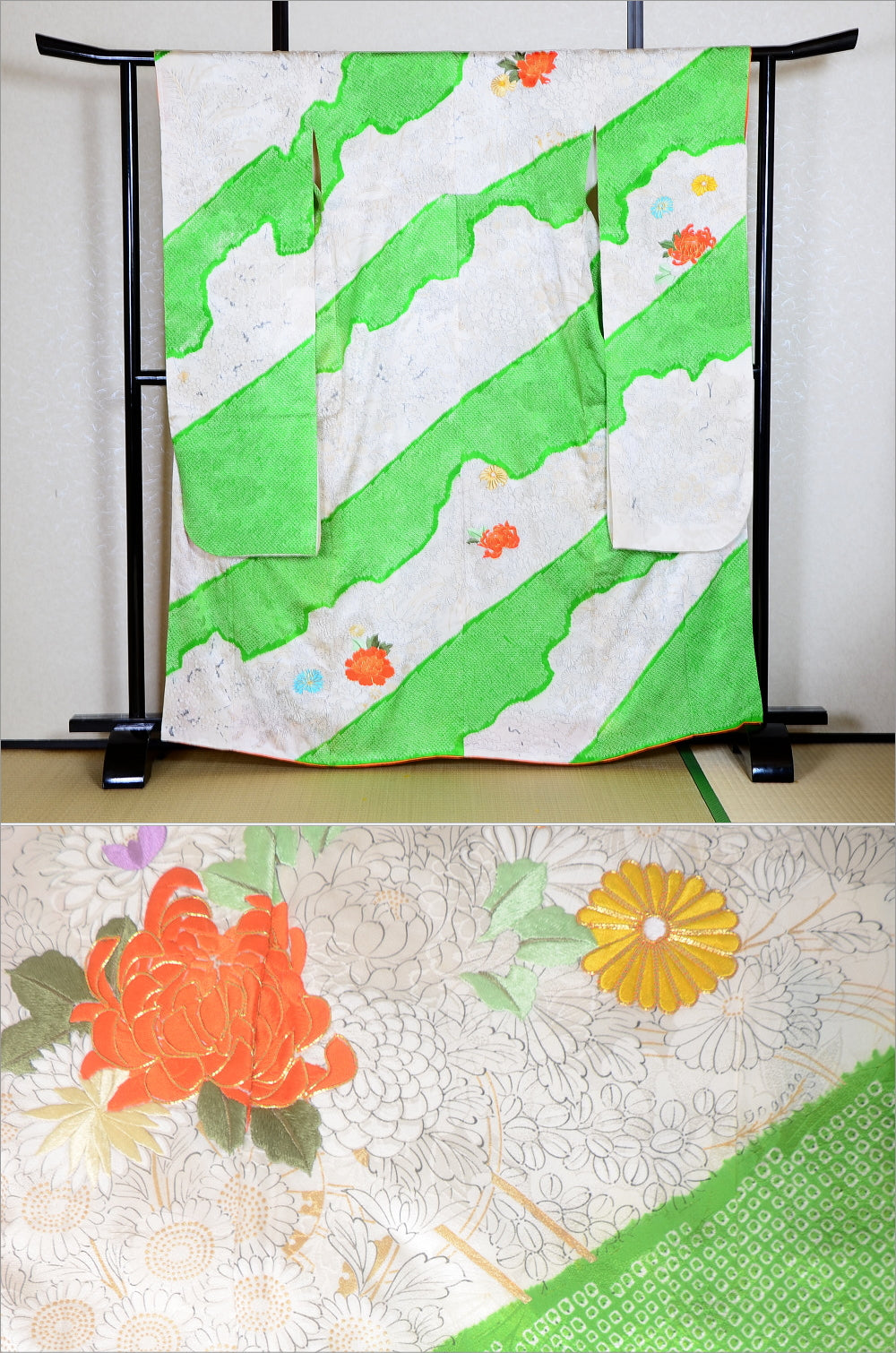 Long-sleeved kimono / Furisode / FK#1-652