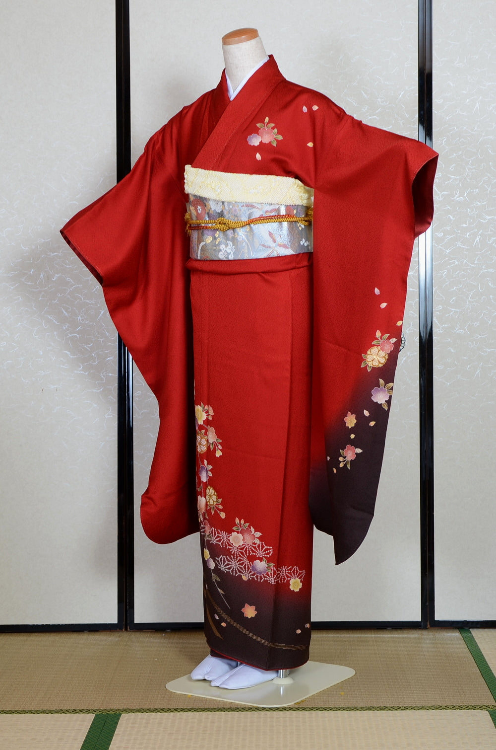 Long-sleeved kimono 6 items set / Furisode / FK#1-817