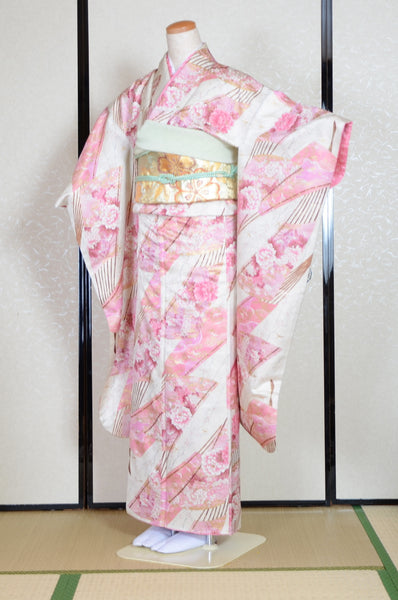 Long-sleeved kimono 6 items set / Furisode / FK#1-567