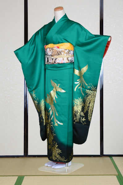 Long-sleeved kimono 6 items set / Furisode / FK#1-547