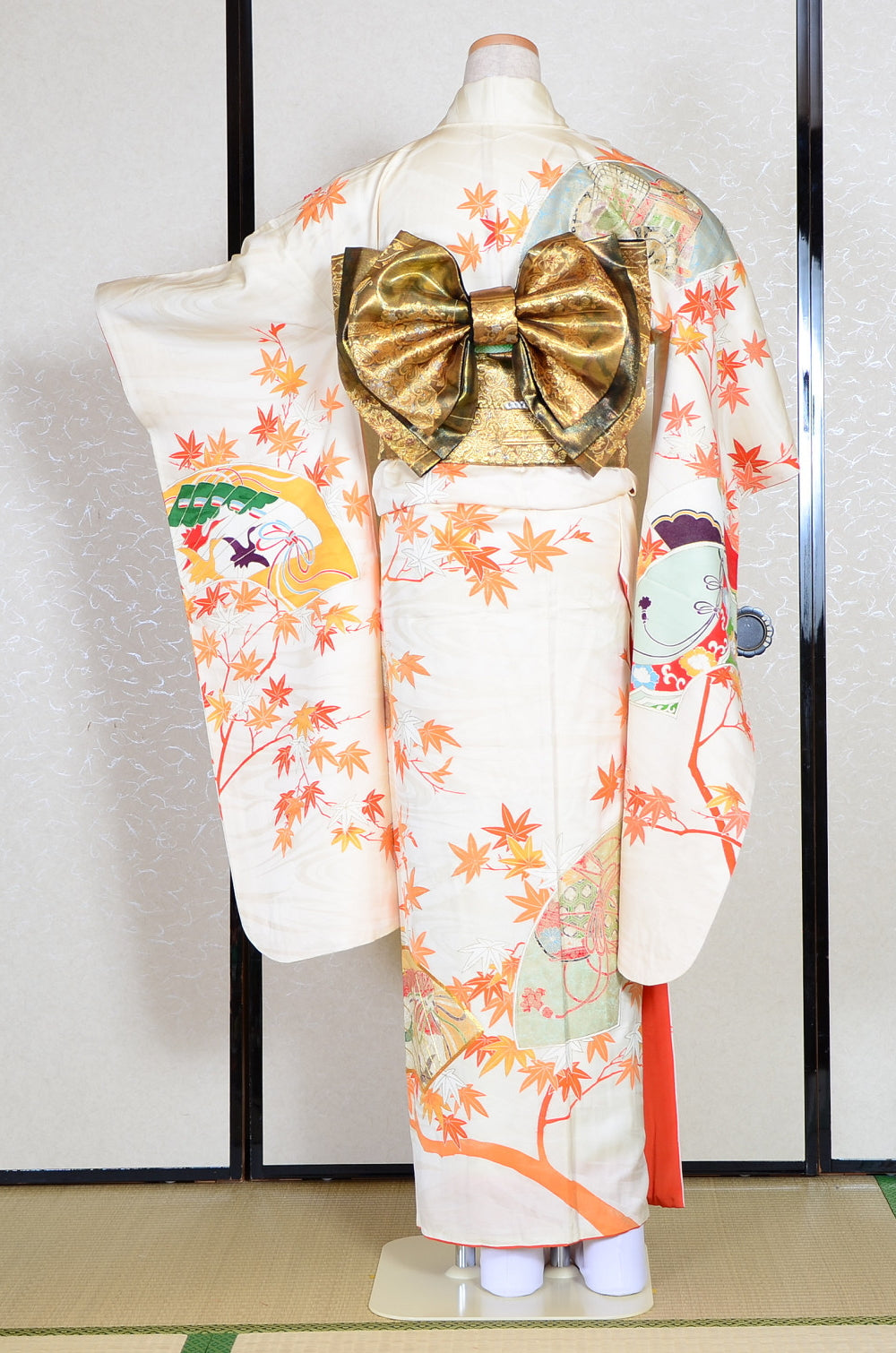 Long-sleeved kimono 6 items set / Furisode / FK#1-300