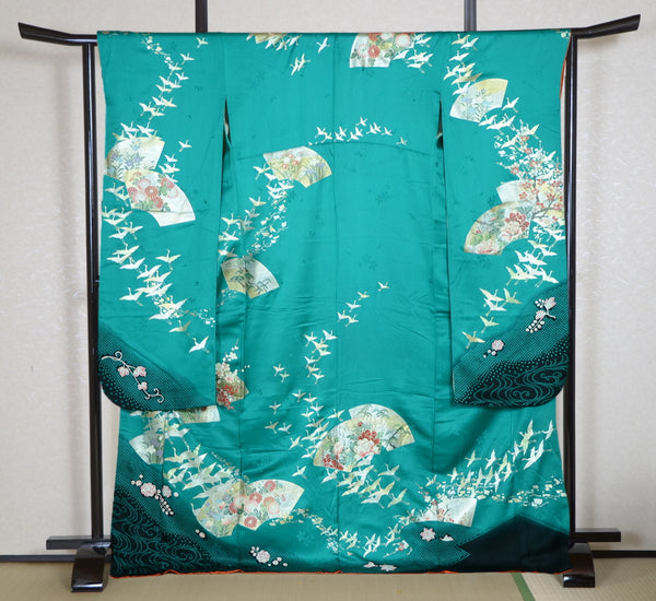 Long-sleeved kimono 6 items set / Furisode / FK#1-529