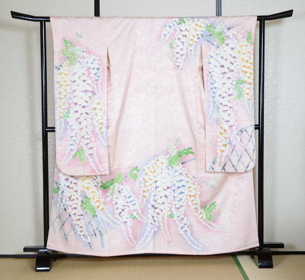 Long-sleeved kimono 6 items set / Furisode / FK#1-562
