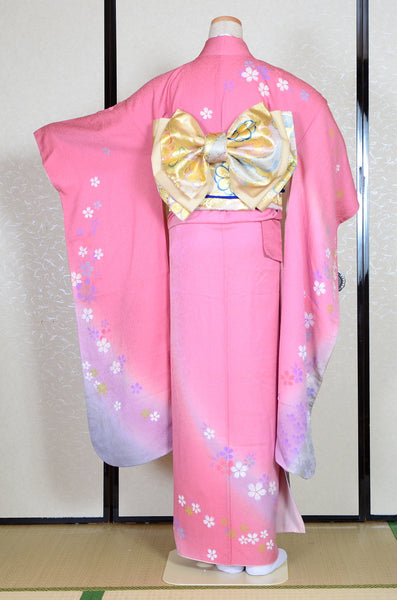 Long-sleeved kimono 6 items set / Furisode / FK#1-367