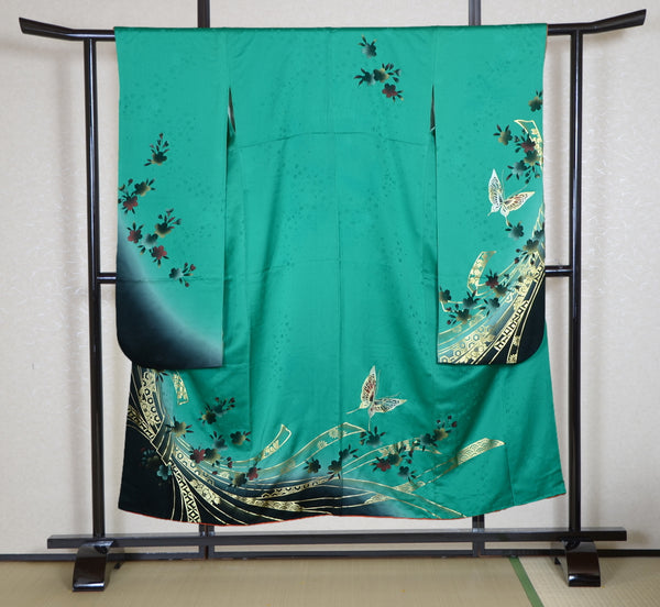 Long-sleeved kimono 6 items set / Furisode / FK#1-822