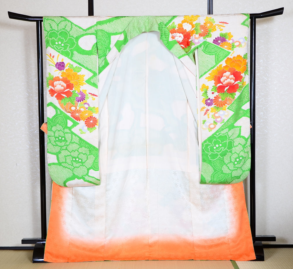 Long-sleeved kimono / Furisode / FK#1157