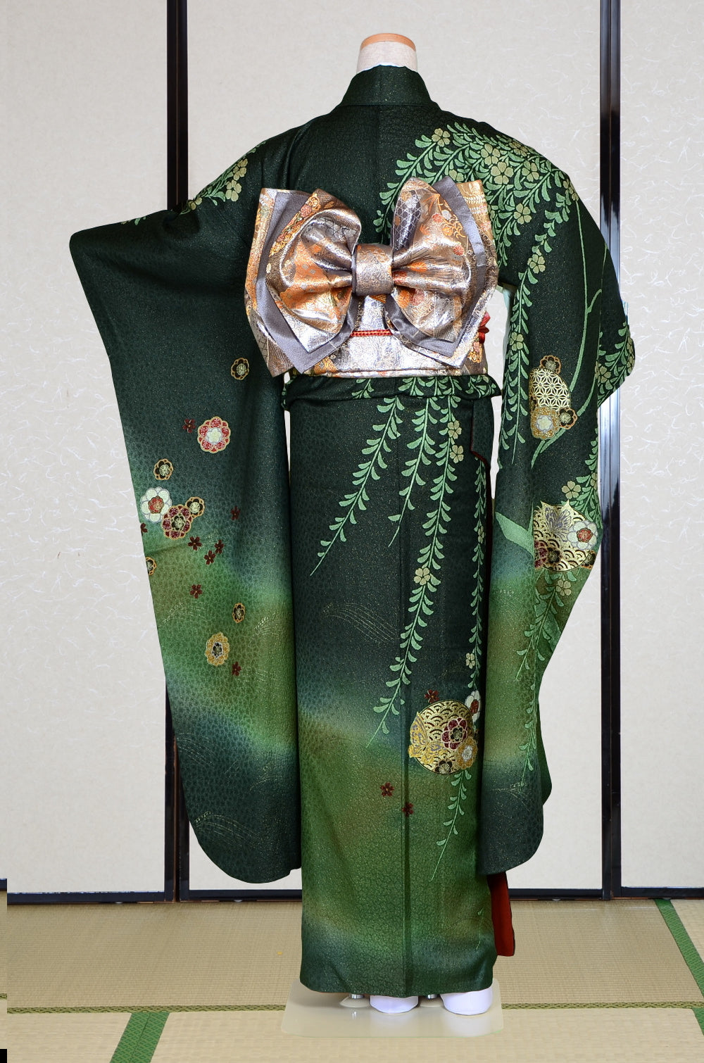 Long-sleeved kimono 6 items set / Furisode / FK#1190