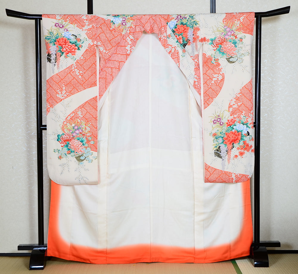 Long-sleeved kimono / Furisode / FK#1-292