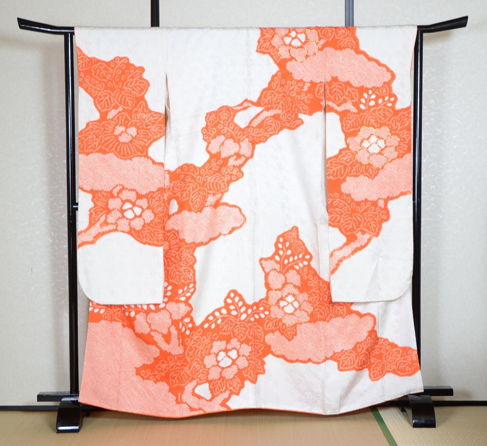 Long-sleeved kimono 6 items set / Furisode / FK#1-561