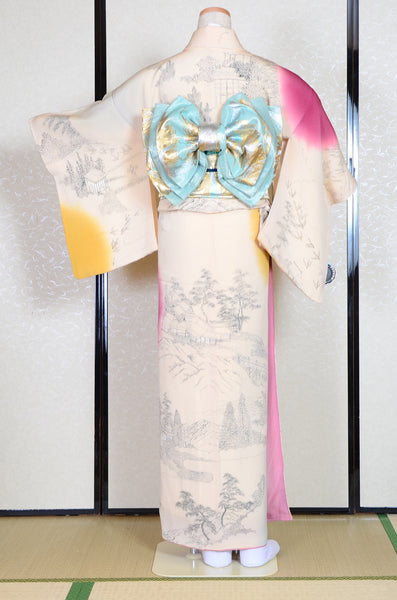 Japanese kimono 6 items set / TK #1-527