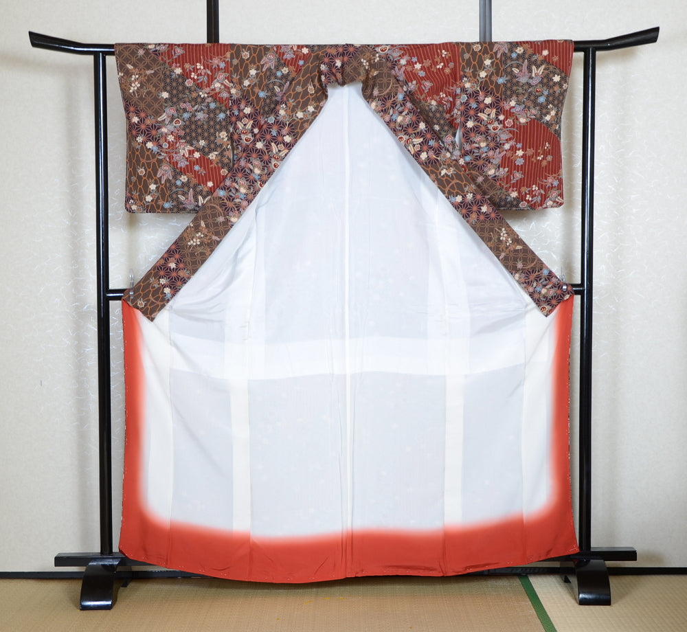 Japanese kimono 4 items set / SK #1-626