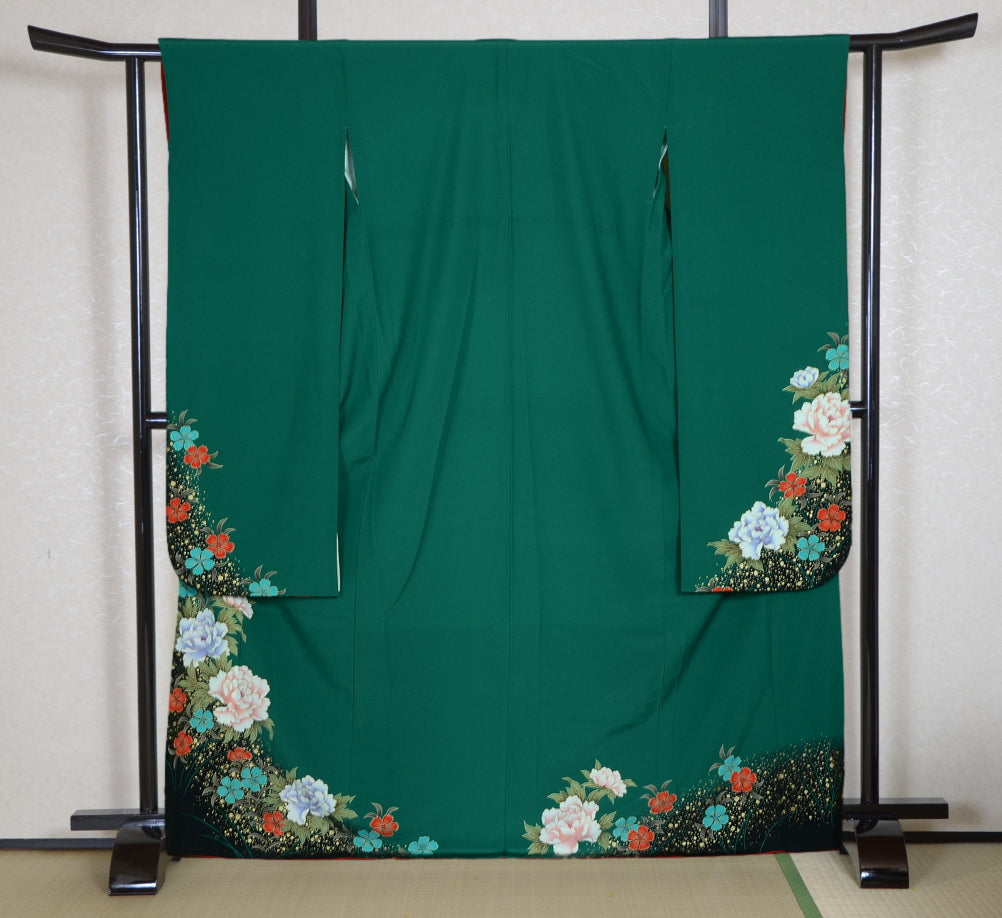 Long-sleeved kimono 6 items set / Furisode / FK#1-550