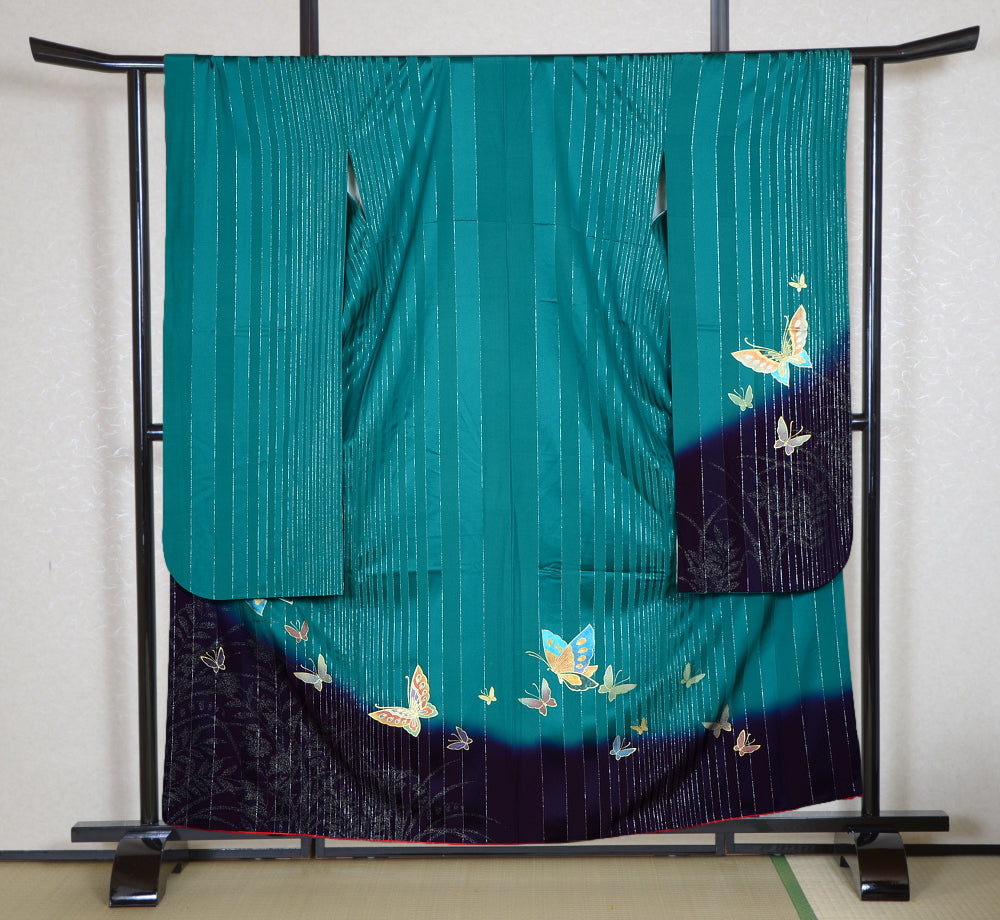 Long-sleeved kimono 6 items set / Furisode / FK#1-425