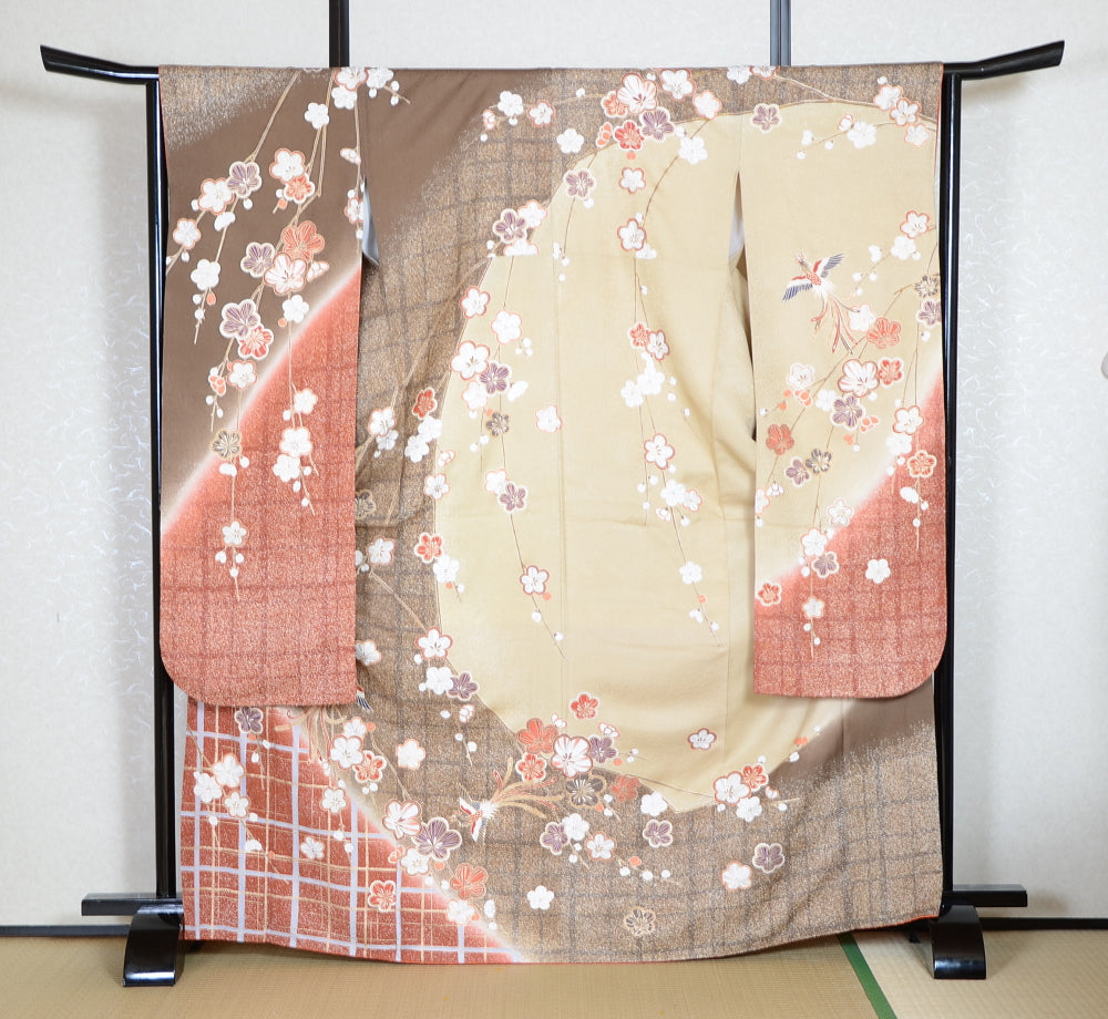 Long-sleeved kimono 6 items set / Furisode / FK#1-720