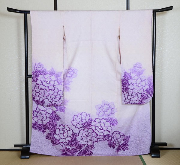 Long-sleeved kimono 6 items set / Furisode / FK#1-824