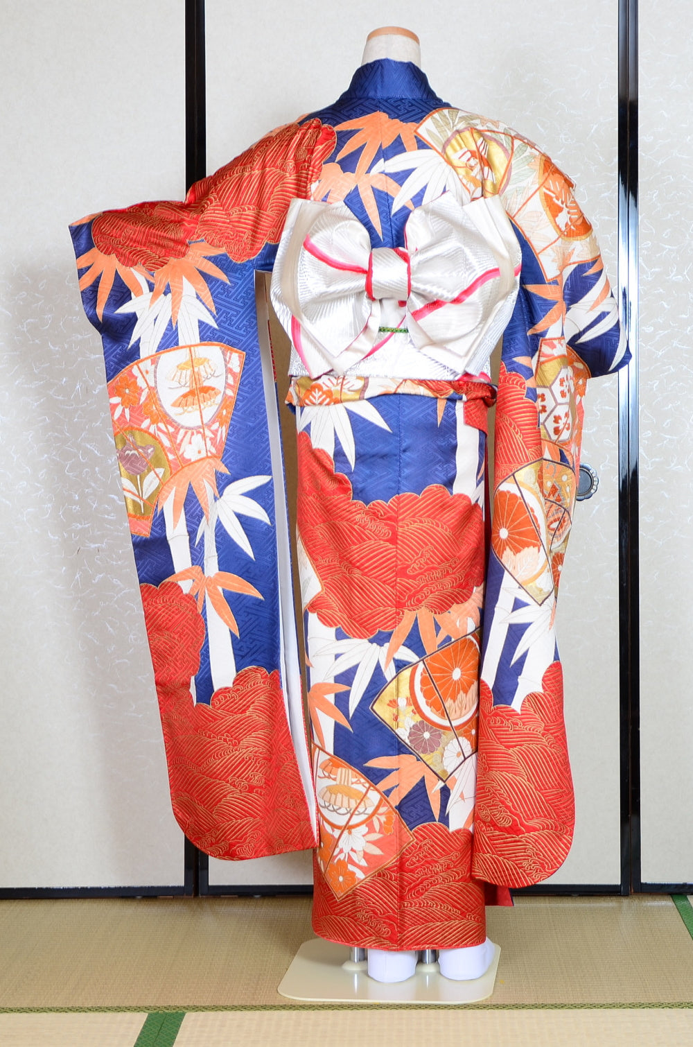 Long-sleeved kimono 6 items set / Furisode / FK#1-359