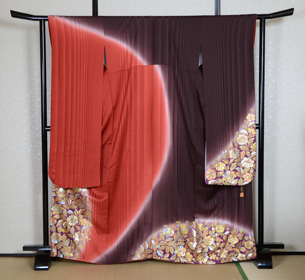 Long-sleeved kimono 6 items set / Furisode / FK#1-553