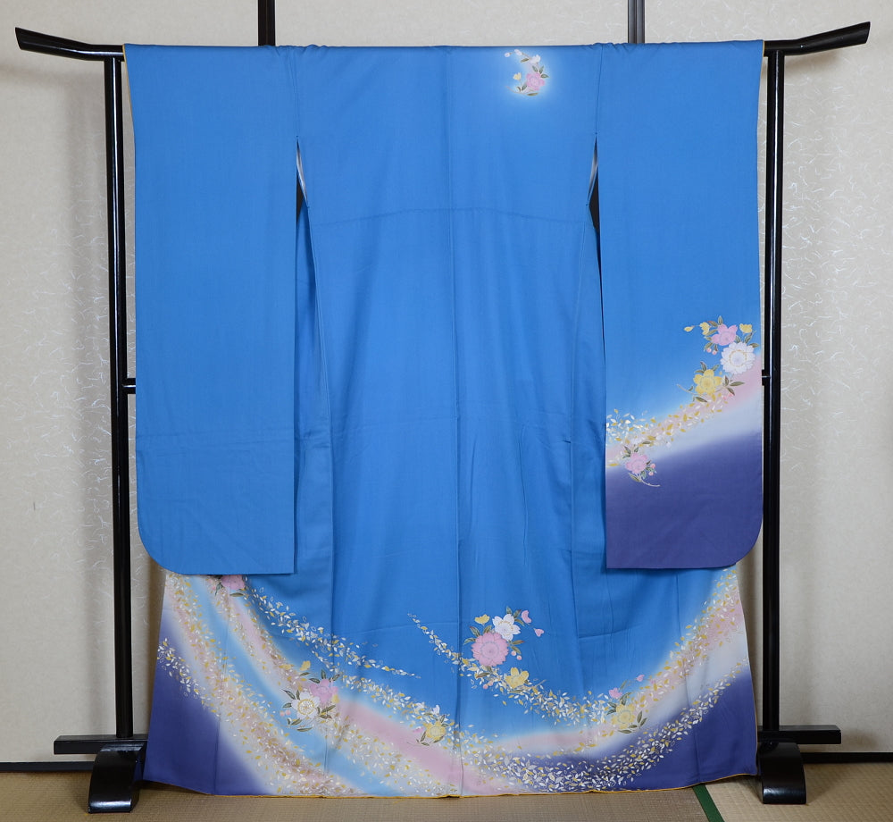 Long-sleeved kimono 6 items set / Furisode / FK#1-857