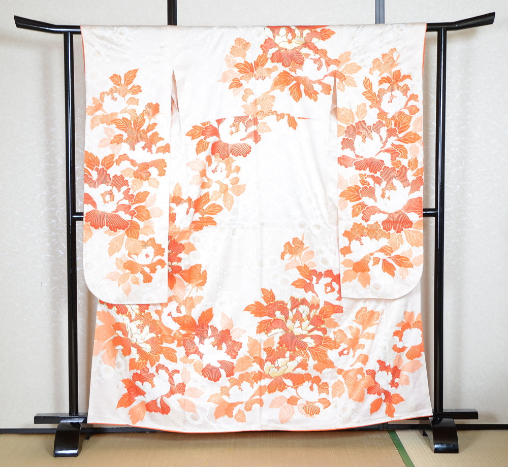 Long-sleeved kimono 6 items set / Furisode / FK#1-695