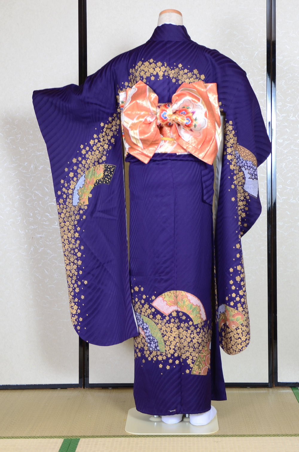 Long-sleeved kimono 6 items set / Furisode / FK#1-358