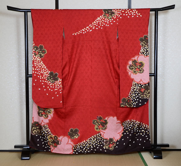 Long-sleeved kimono 6 items set / Furisode / FK#1-540