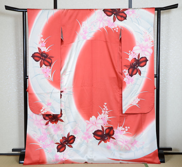 Long-sleeved kimono 6 items set / Furisode / FK#1-700