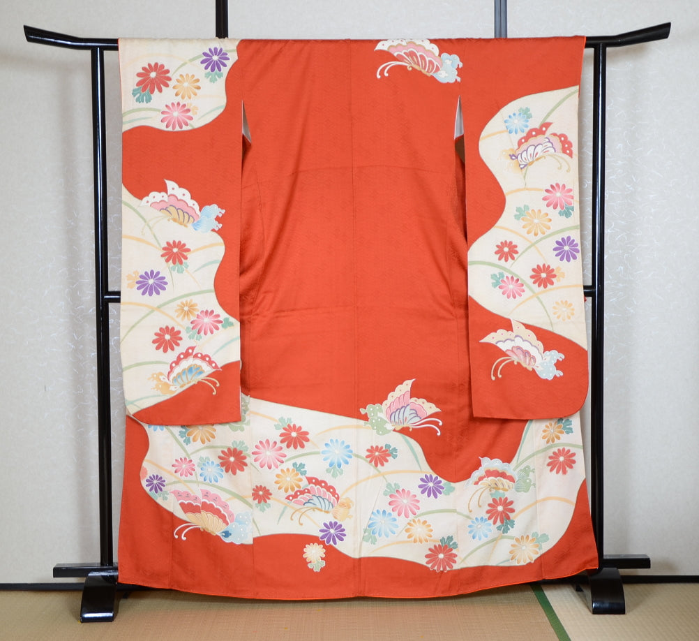 Long-sleeved kimono 6 items set / Furisode / FK#1-559