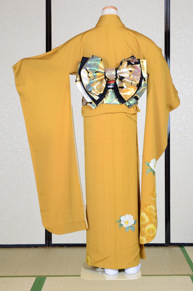 Long-sleeved kimono 6 items set / Furisode / FK#1-354