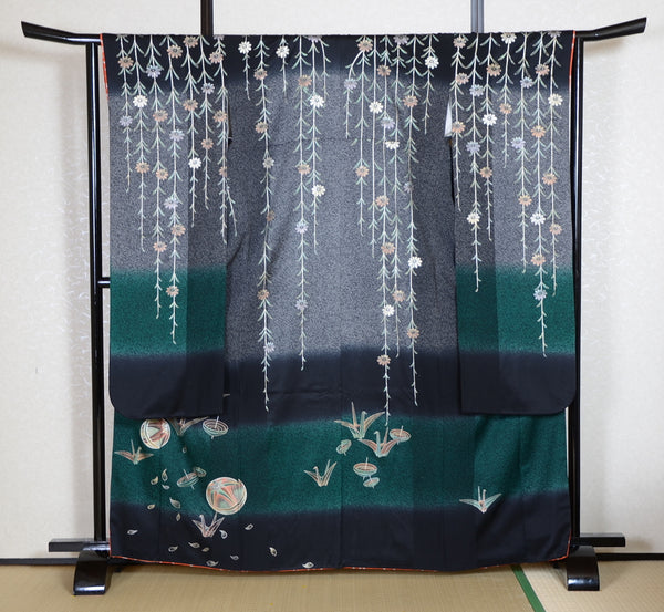 Long-sleeved kimono 6 items set / Furisode / FK#1-588