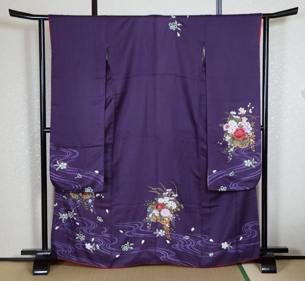 Long-sleeved kimono 6 items set / Furisode / FK#1-728