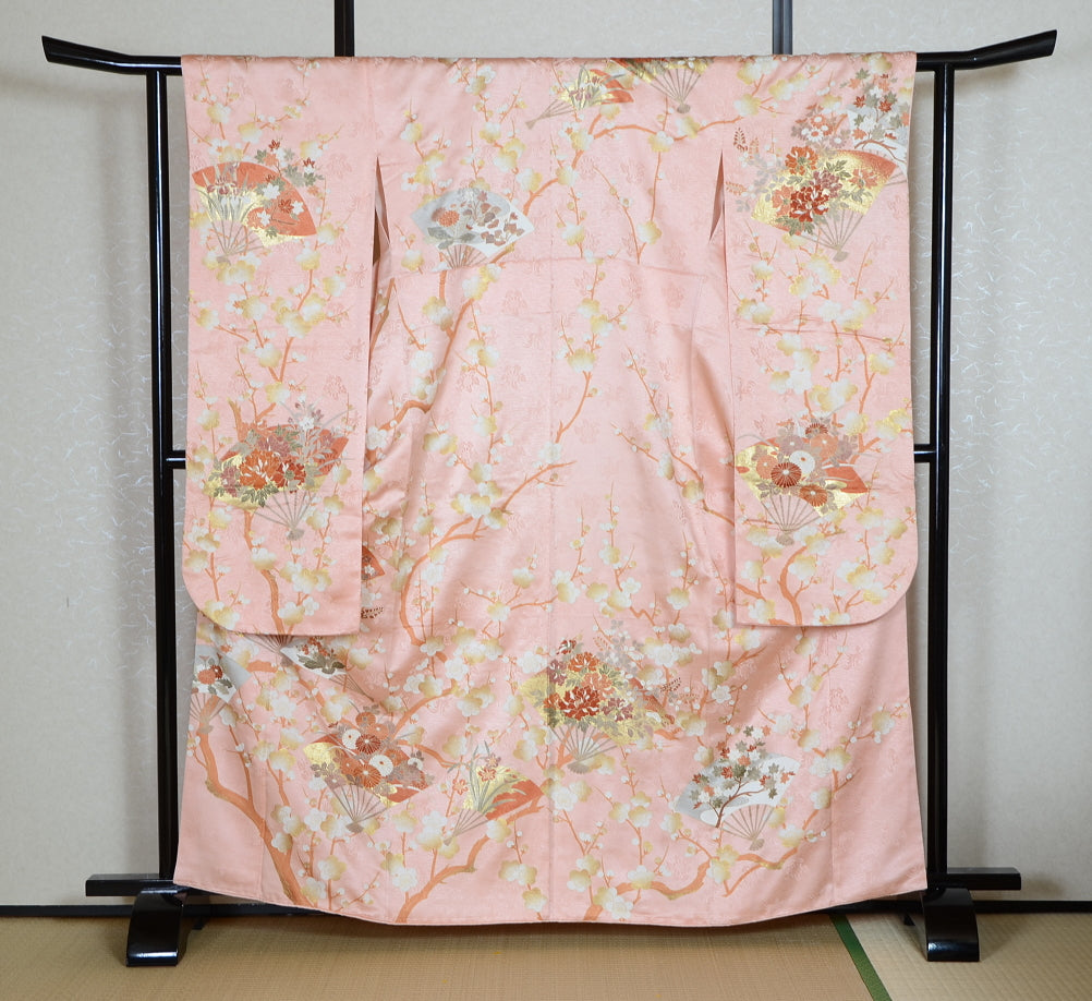 Long-sleeved kimono 6 items set / Furisode / FK#1-534