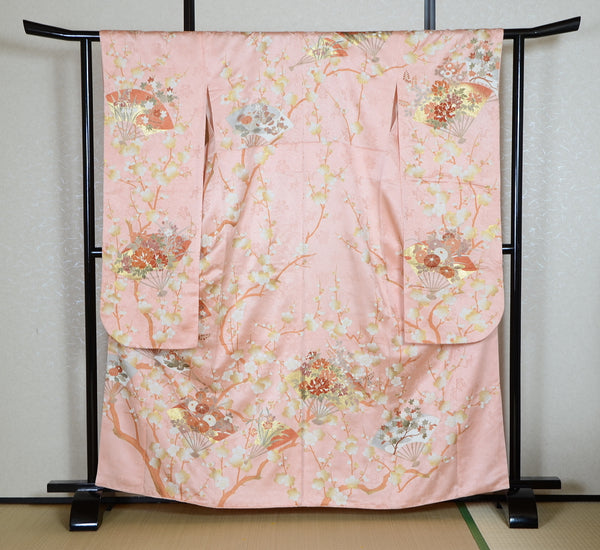 Long-sleeved kimono 6 items set / Furisode / FK#1-534