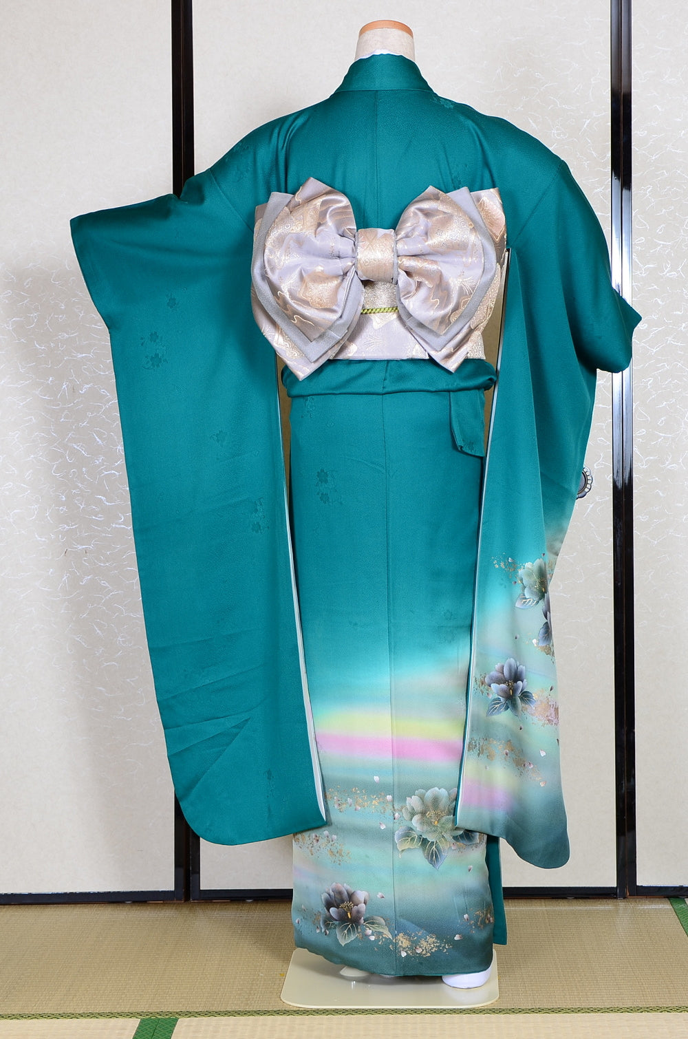Long-sleeved kimono 6 items set / Furisode / FK#1185