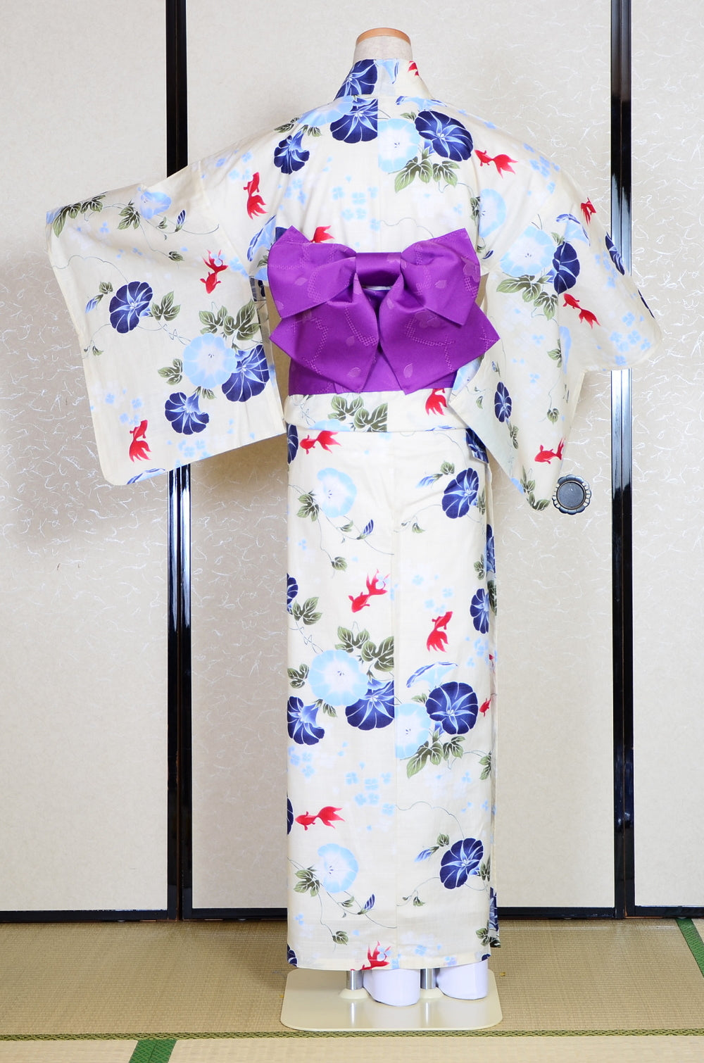Japanese yukata kimono / D #173