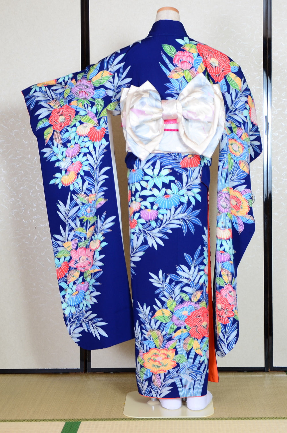 Long-sleeved kimono 6 items set / Furisode / FK#1-361