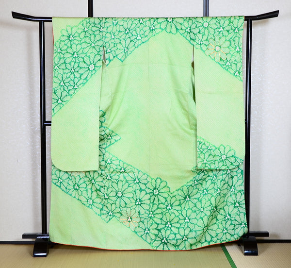 Long-sleeved kimono 6 items set / Furisode / FK#1-672