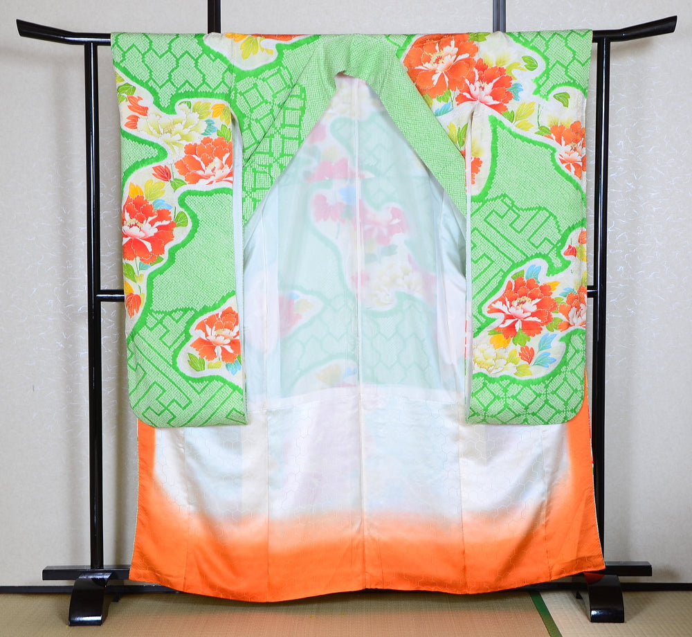 Long-sleeved kimono / Furisode / FK#1-350