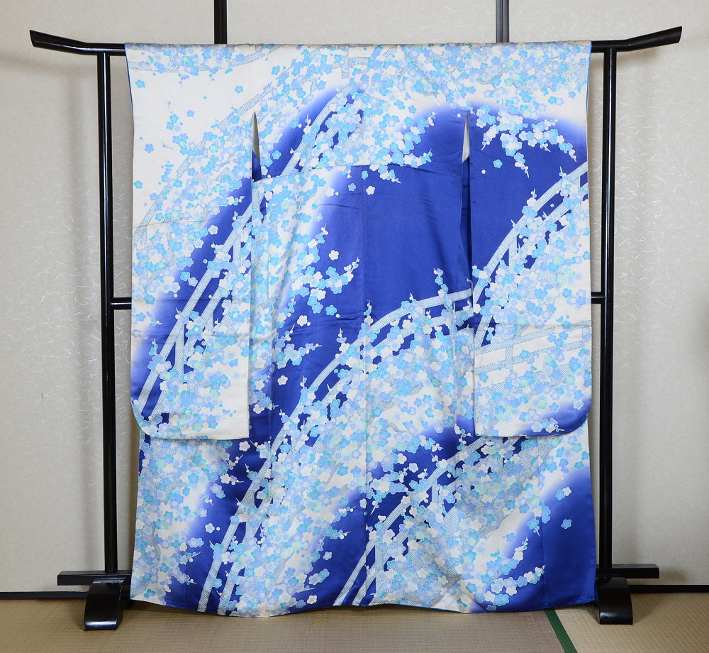 Long-sleeved kimono 6 items set / Furisode / FK#1-847