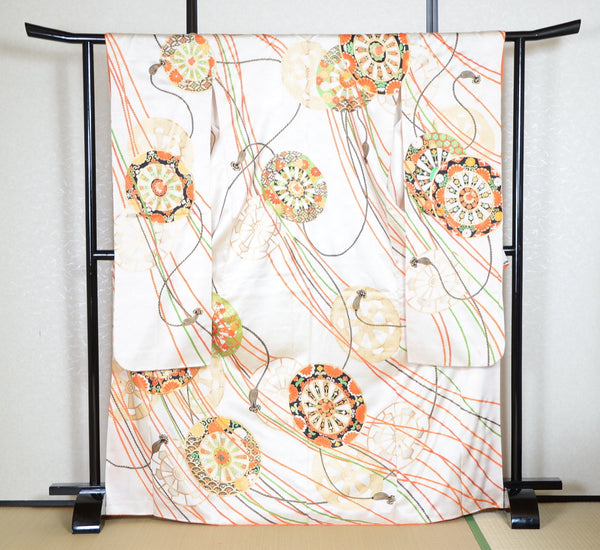 Long-sleeved kimono 6 items set / Furisode / FK#1-563