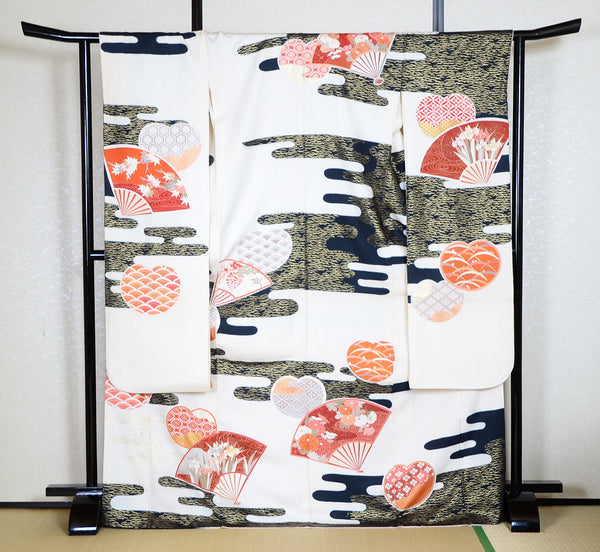 Long-sleeved kimono 6 items set / Furisode / FK#1-439