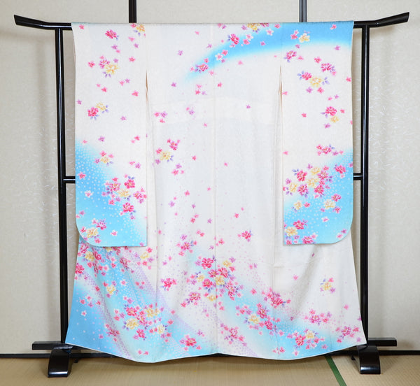 Long-sleeved kimono 6 items set / Furisode / FK#1-759